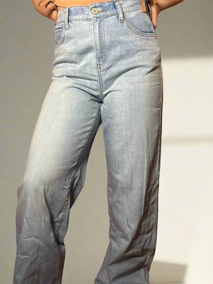 High waisted flare jeans